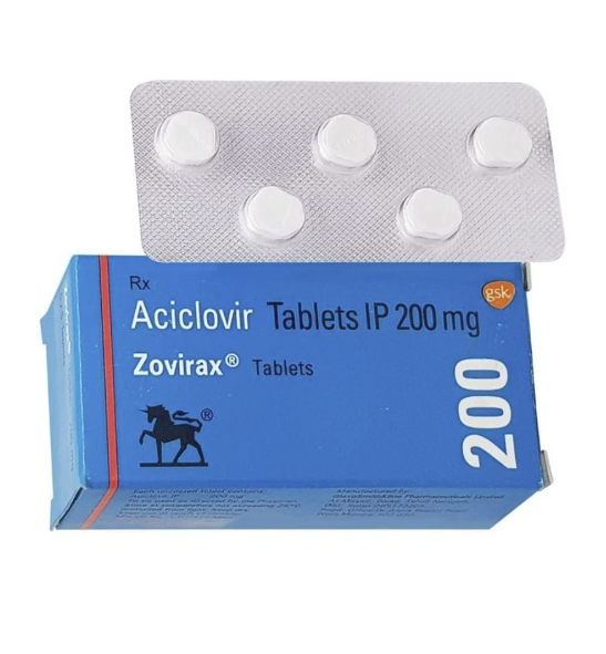 auto draft Zovirax Aciclovir 200mg tablets